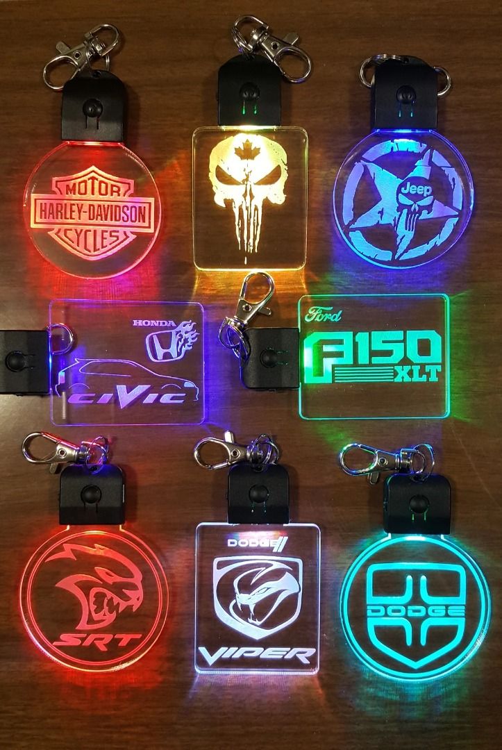 Custom led keychain clearance
