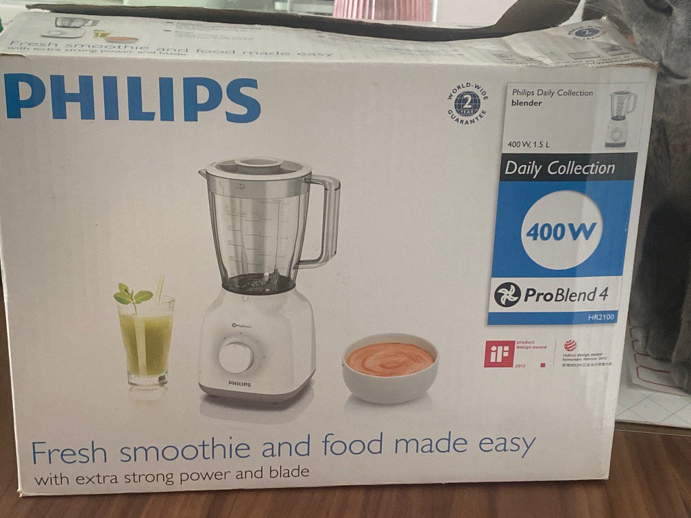 Philips blender, European plug, TV & Home Appliances, Kitchen