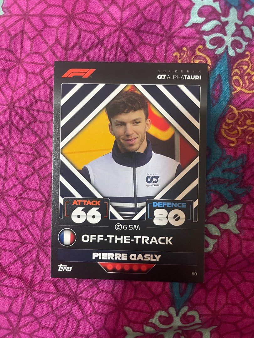 Pierre Gasly Turbo Attax 2022, Hobbies & Toys, Toys & Games on Carousell