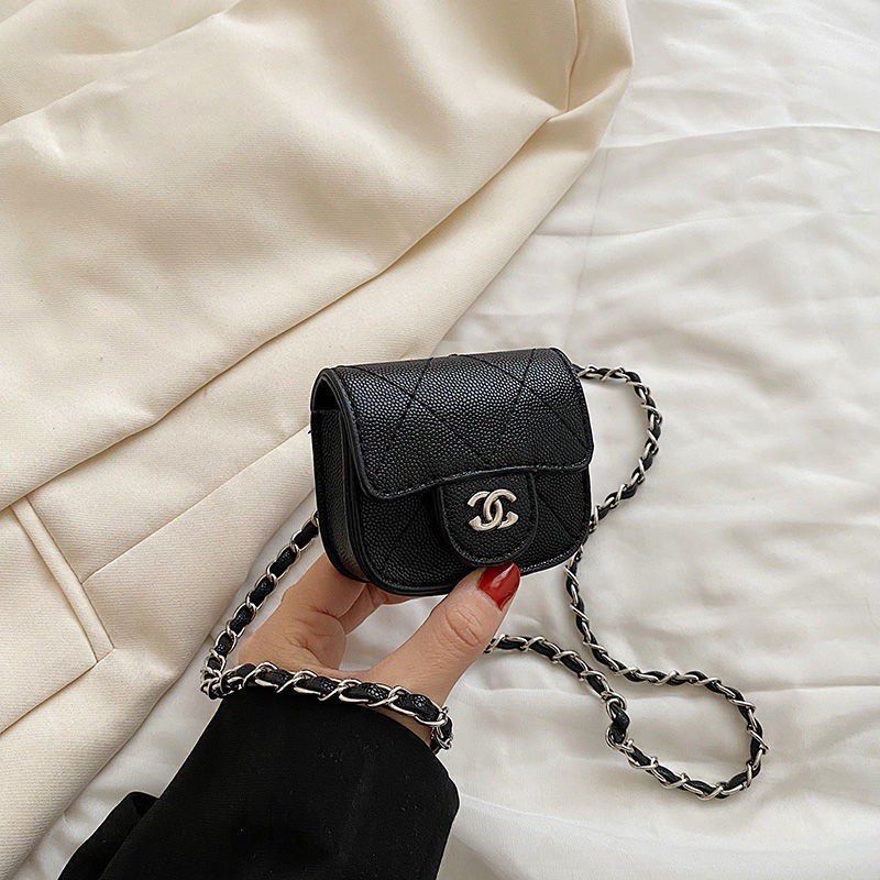 Pre order: Chain strap crossbody bag mini Chanel. Classic. Flap