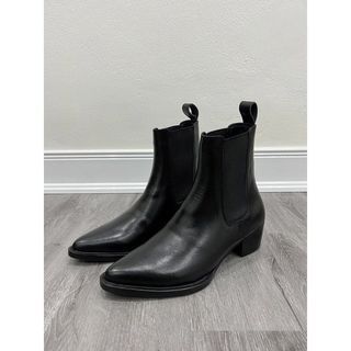 Premium Leather Chelsea Boots 4cm Heels