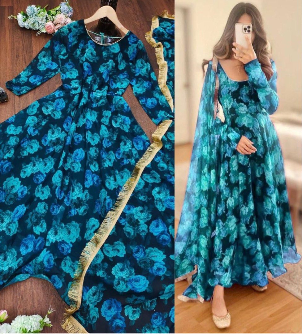 Churidar long frock discount