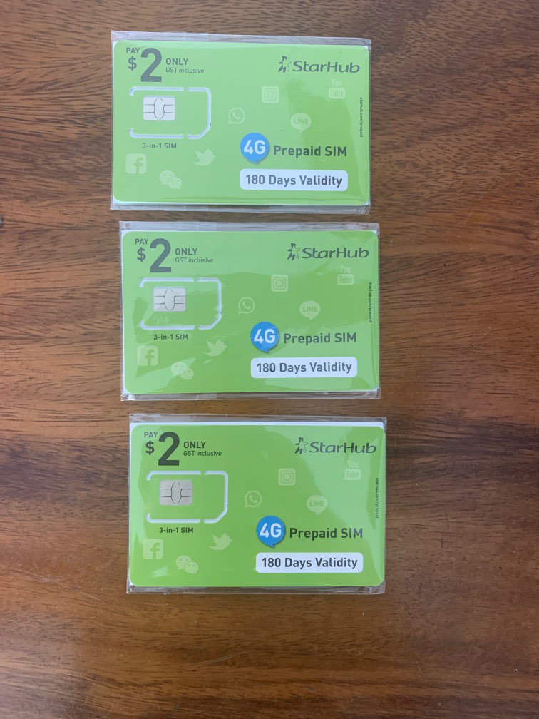 Prepaid sim cards, Mobile Phones & Gadgets, Other Gadgets on Carousell