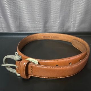 FREE GIFT WRAP! 🎁 RALPH LAUREN GENUINE ITALIAN LEATHER TAN BELT FOR WOMEN