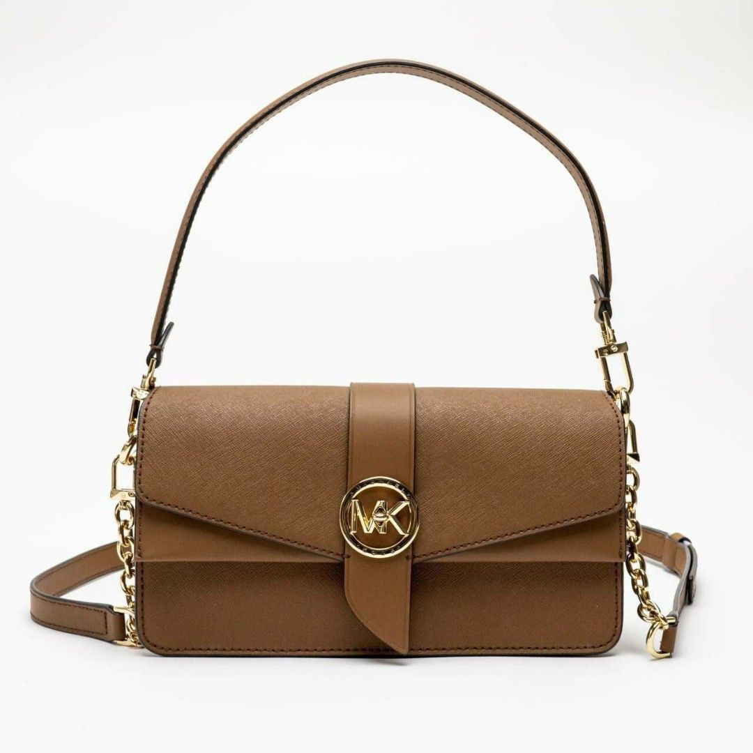 Greenwich Medium Saffiano Leather Shoulder Bag