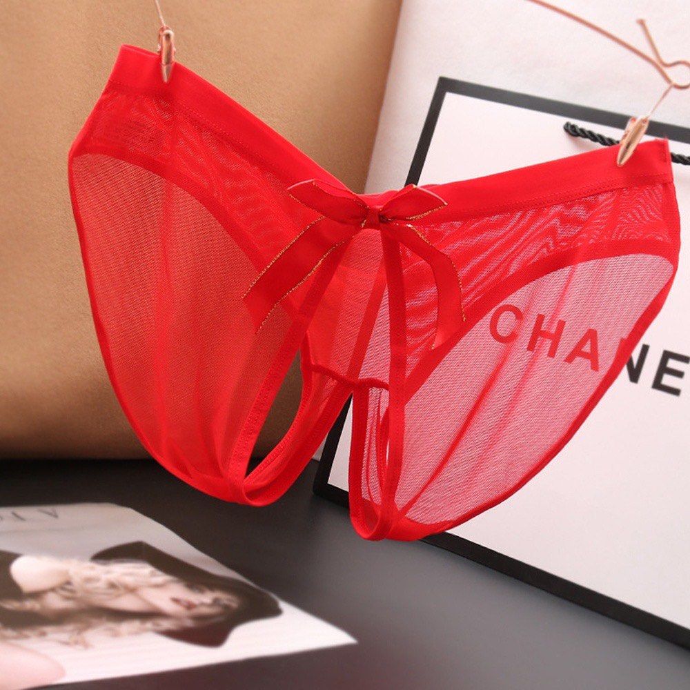 Open Crotch Panty Red L, Women's Fashion, New Undergarments & Loungewear on  Carousell