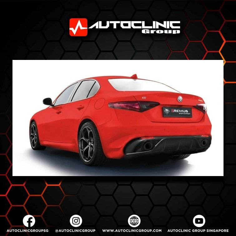 REMUS Exhaust for Alfa Romeo Giulia Veloce 2.0T Stainless steel