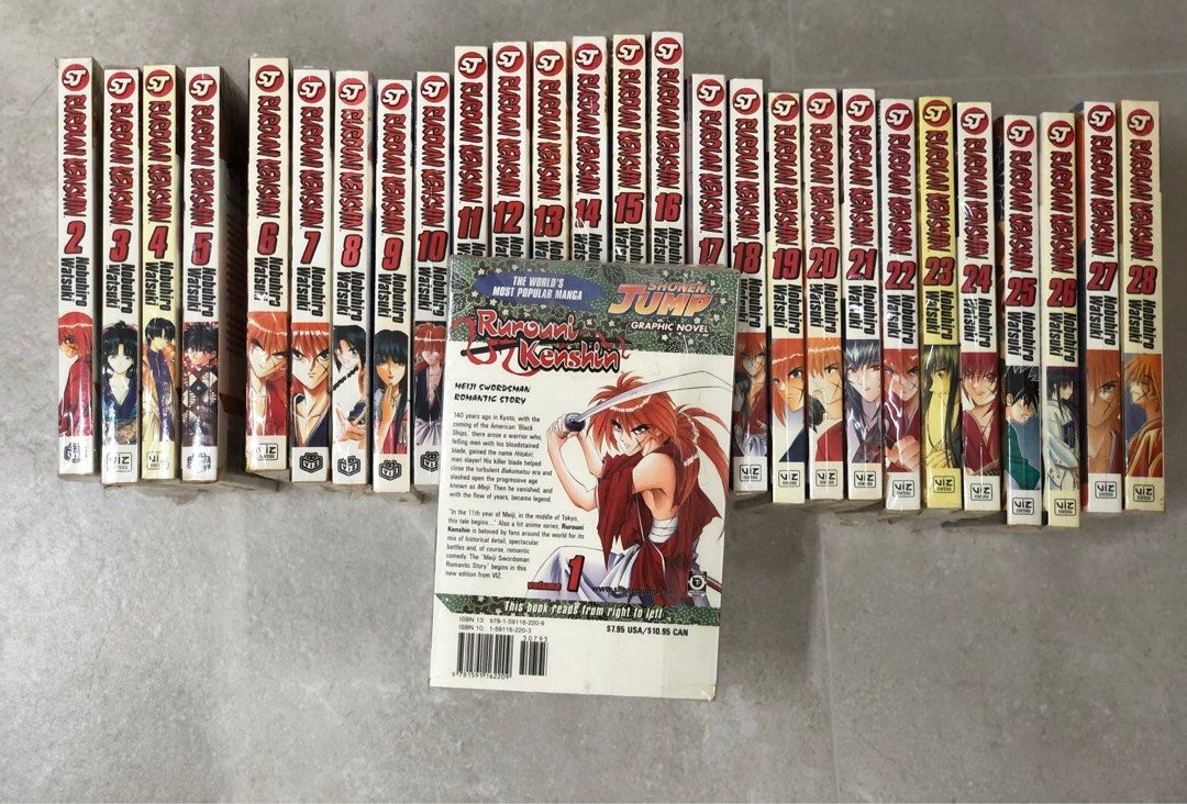 Rurouni Kenshin Vol.1-28 Comics Complete Full Set Manga in Japanese