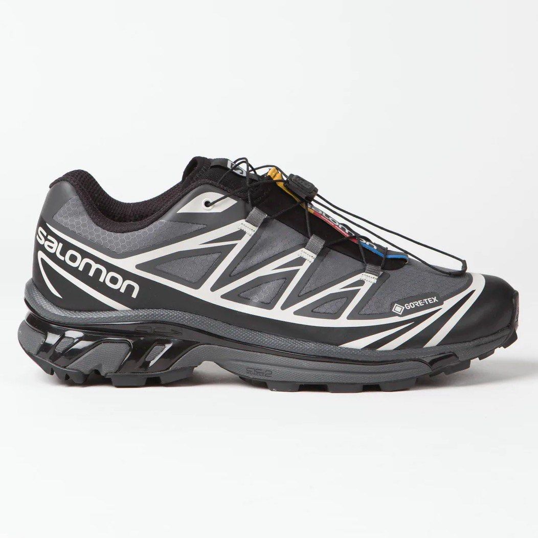 Salomon XT-6 Gore-Tex Black Lunar Rock Gore Tex GTX XT 6, 女裝, 鞋