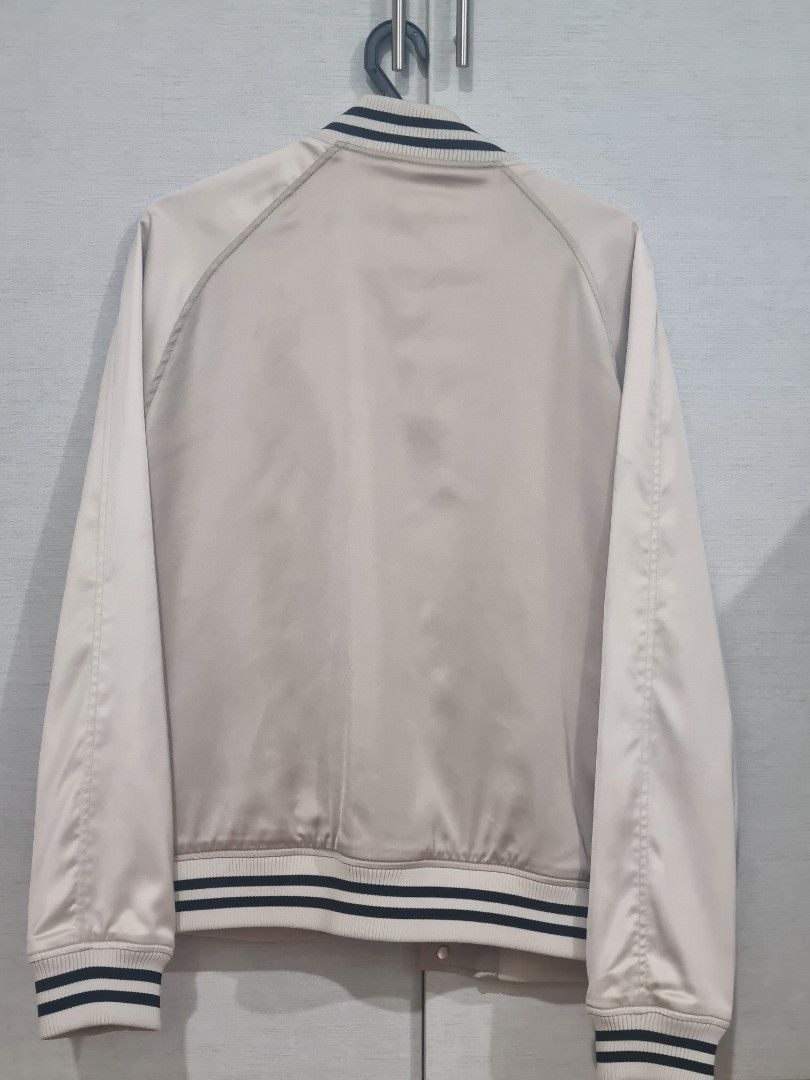 Satin Baseball Jacket h m Men s Fashion Coats Jackets and