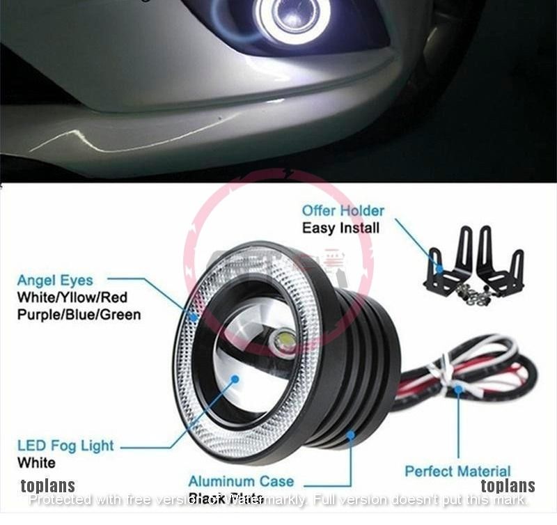 SC519 Proton Wira SE Lampu Sport Fog Lights Foglamp Fog Lamp Kereta