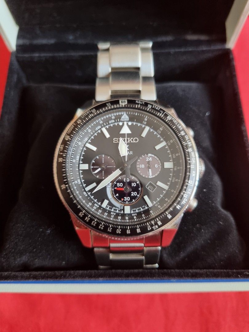 Seiko Aviator SSC607P1 Men s Fashion Watches Accessories Watches on Carousell