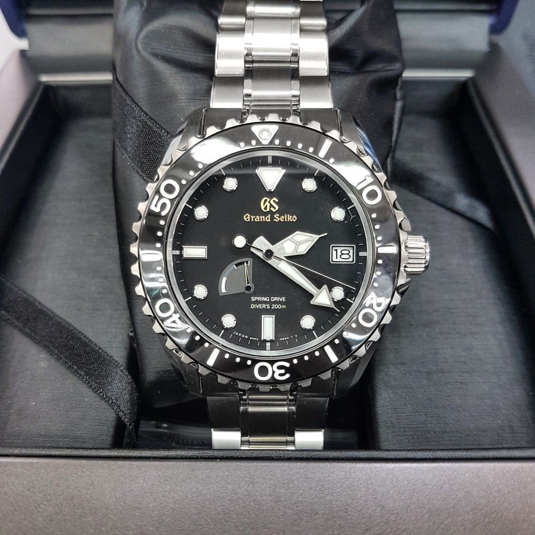 Seiko SBGA231G Spring Drive Sport 2022 Titanium Black