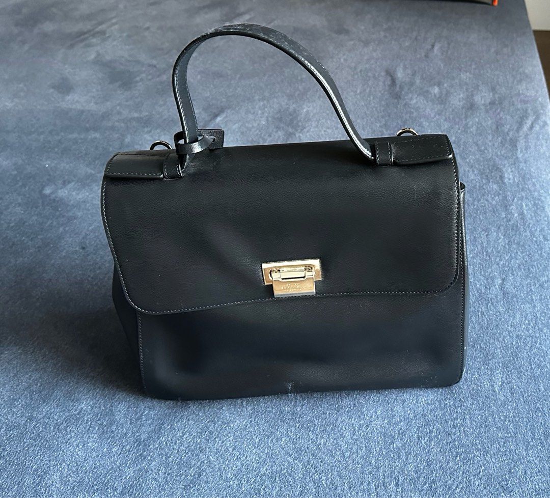 Smythson Grosvenor Top Handle Bag (medium), Women's Fashion, Bags ...