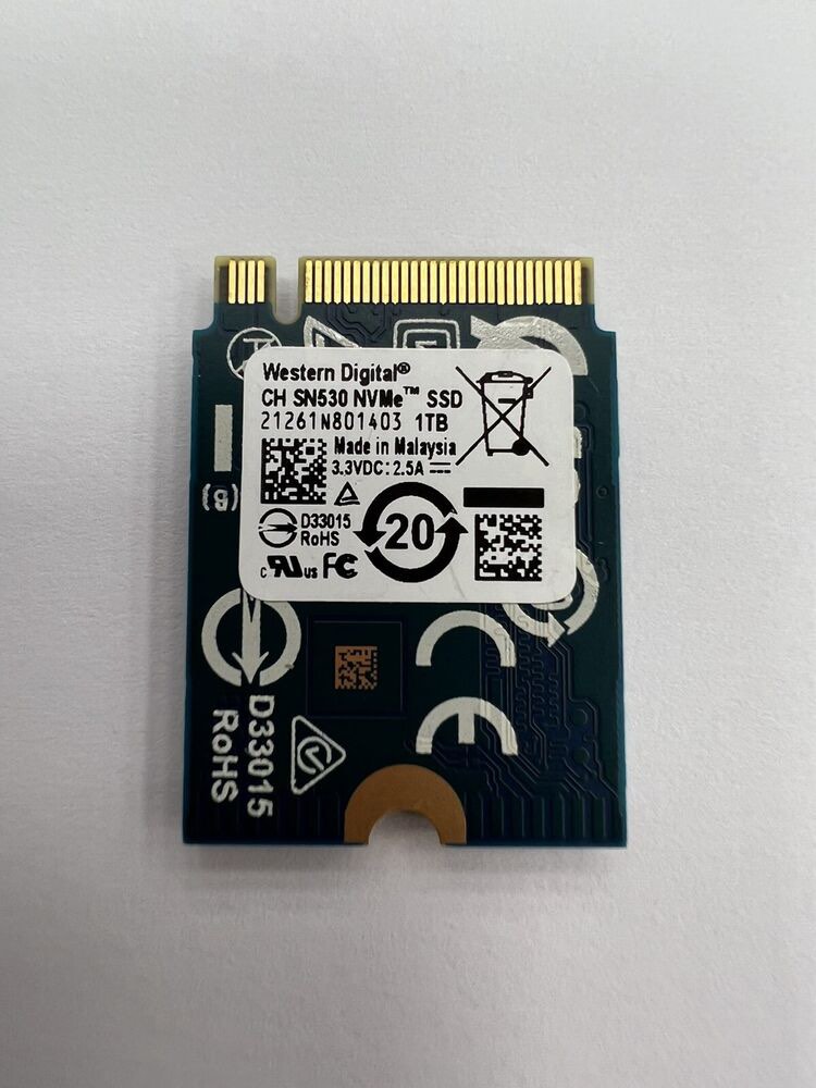 SN530 1TB 2230 SSD (Steamdeck 升級用）, 電腦＆科技, 電腦周邊及配件