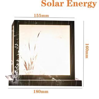 Solar powered outdoor lamp
