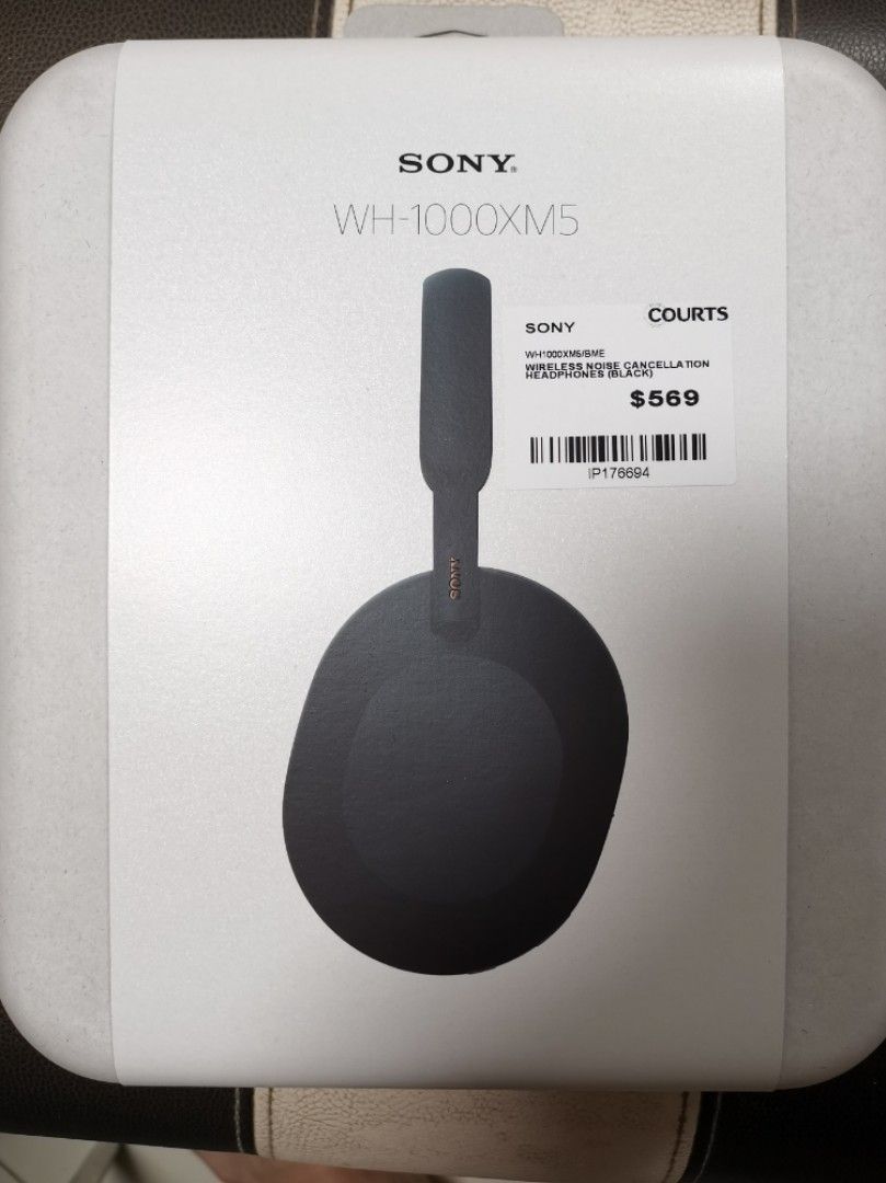 Sony WH 1000MX5 wireless noise cancelling headphones black