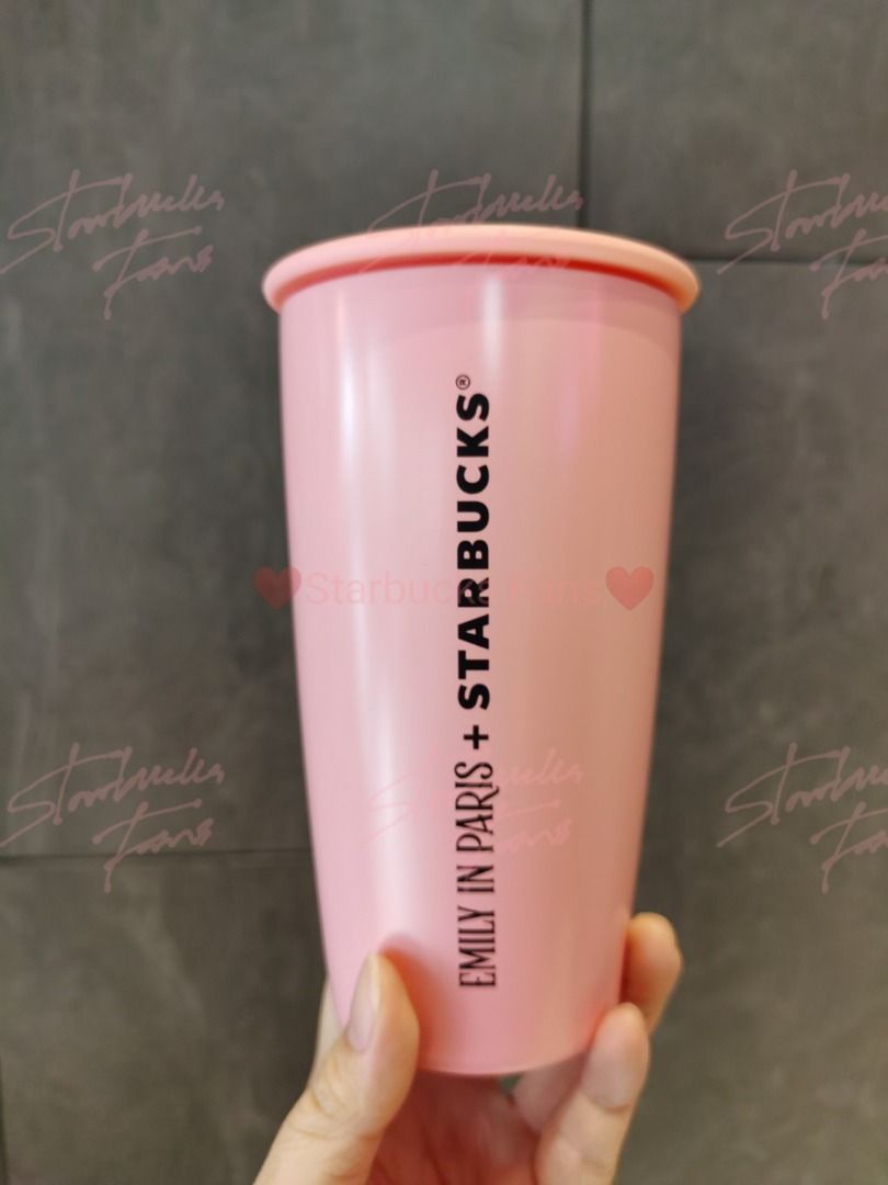 Starbucks x Emily In Paris Has Drinkware Decked In Pink Hues