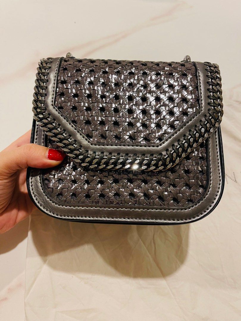 STELLA MCCARTNEY WICKER FALABELLA CROSSBODY SHOULDER BAG Women s