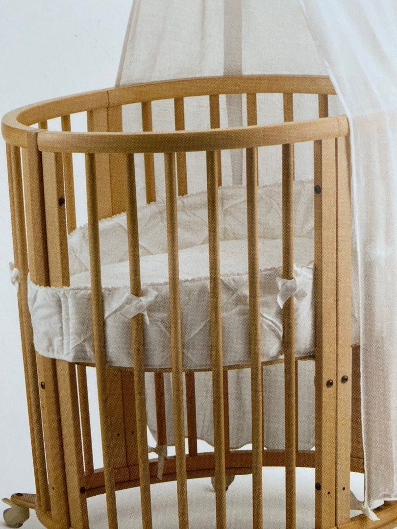 stokke sleepi mini bumper classic white