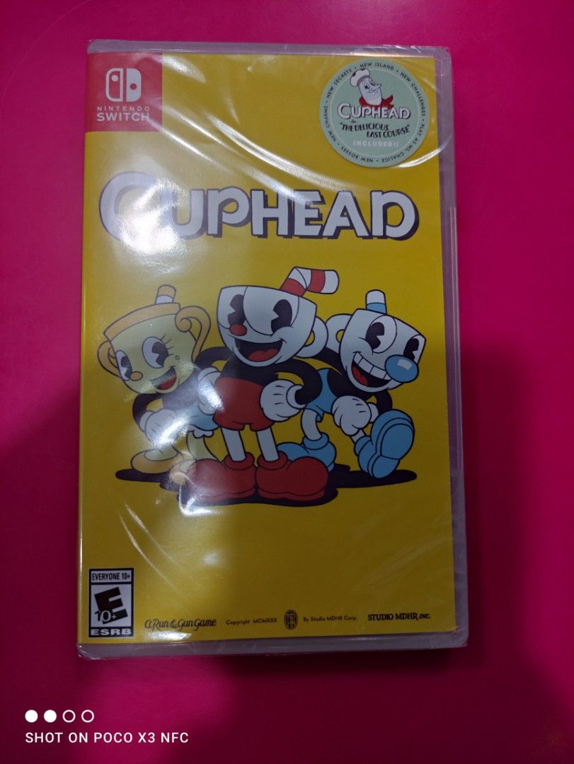 SWITCH CUPHEAD (Category: Nintendo) located in Makati City. Submitted by yomyom_onlineshop (Listing ID 1201373187, Image 1). Description: For Sale Only Brandnew Sealed No To trade/SWAP Delivery within the day Taguig Market Market Can book Via lalamove Less Time Less Effort Cod,Gcash,Banktransfer.