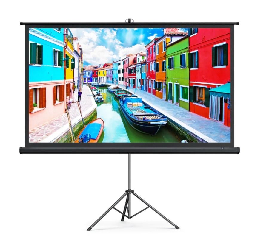 Taotronics Portable Projector Screen with Tripod Stand, 100 inch 169