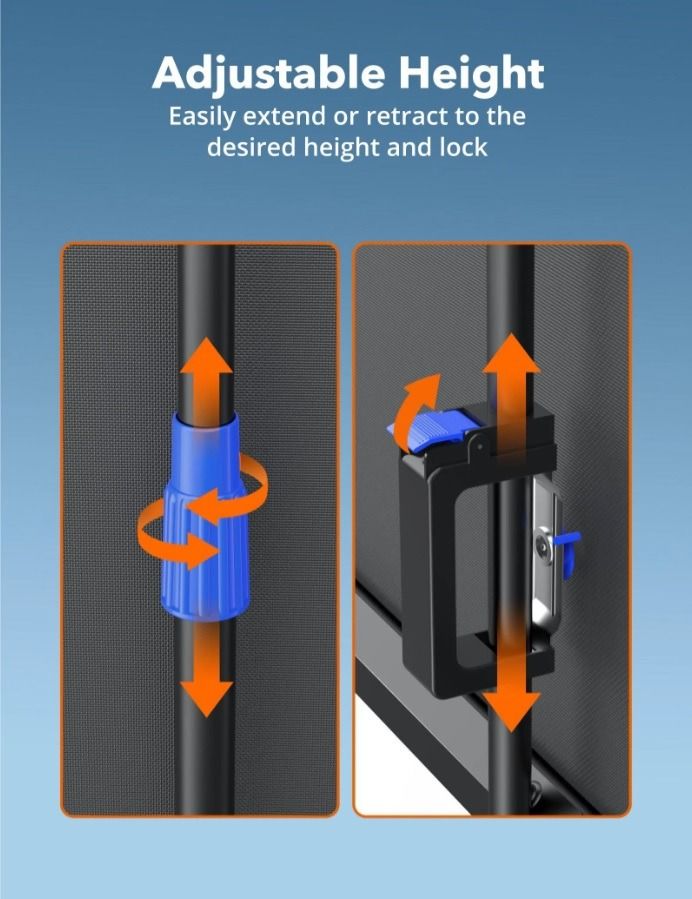 Taotronics Portable Projector Screen with Tripod Stand, 100 inch 169
