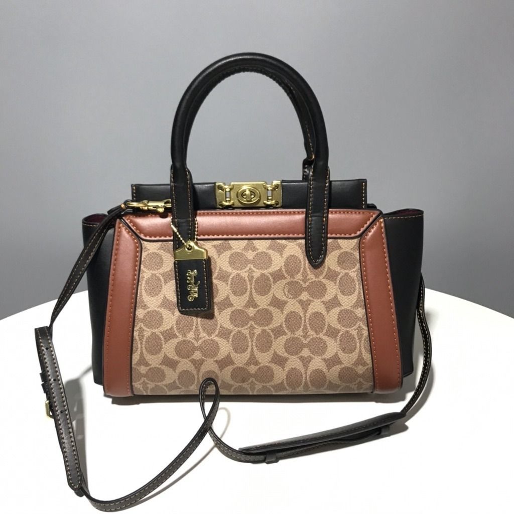 Coach troupe carryall in signature canvas cheap