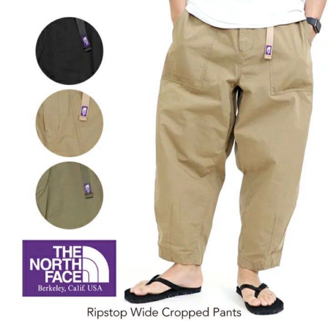 The North Face Ripstop Wide Cropped Pants(NT5064N), 男裝, 褲＆半截