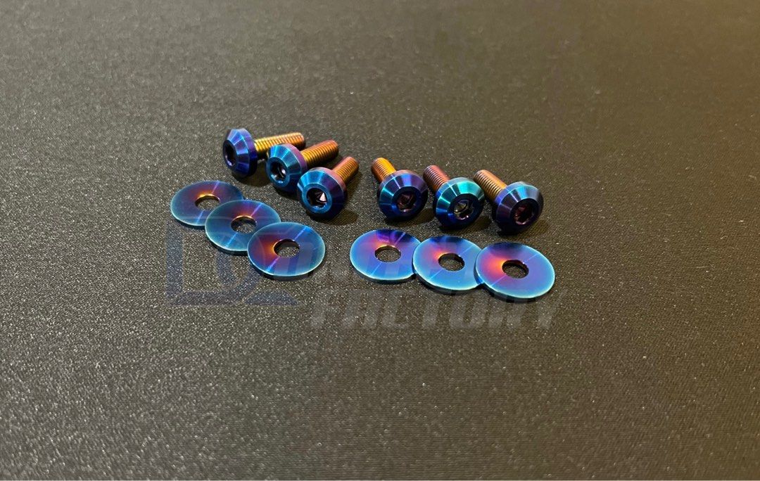 Titanium Fender Washer Kit (FT Hex Bolts), Car Accessories, Accessories