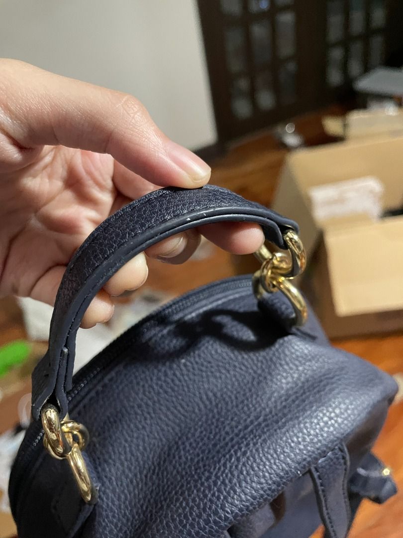 Tommy Hilfiger Small Backpack Navy Blue (Category: Backpacks) located in Manila. Submitted by d_clutter_ (Listing ID 1201350406, Image 2). Description: Rush selling. Buyer to book the courier of his/her choice :).