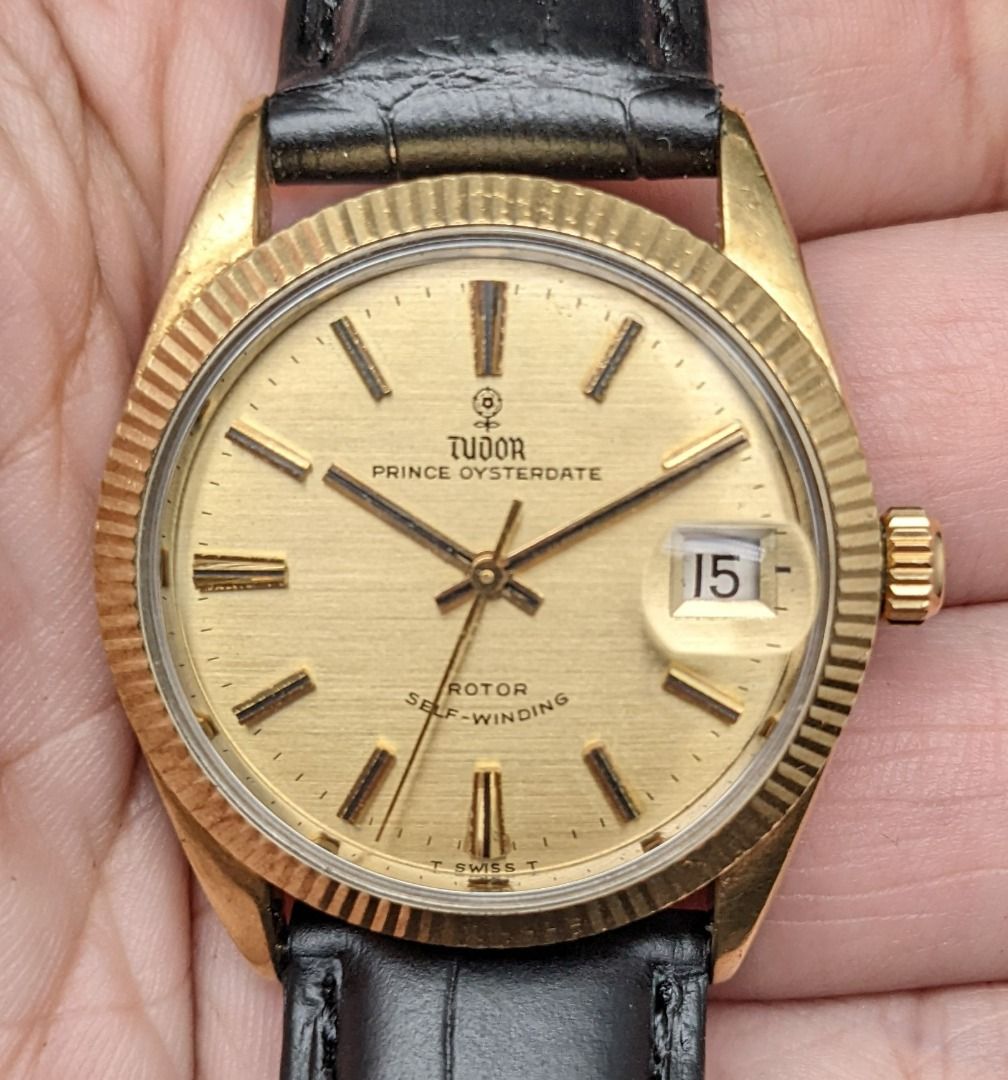Tudor 7990 5 Prince Oysterdate 34mm 14K