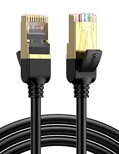 CAT 7 Ethernet Cable 3ft High Speed 10 Gbps 600MHz Black CAT7 Connector LAN