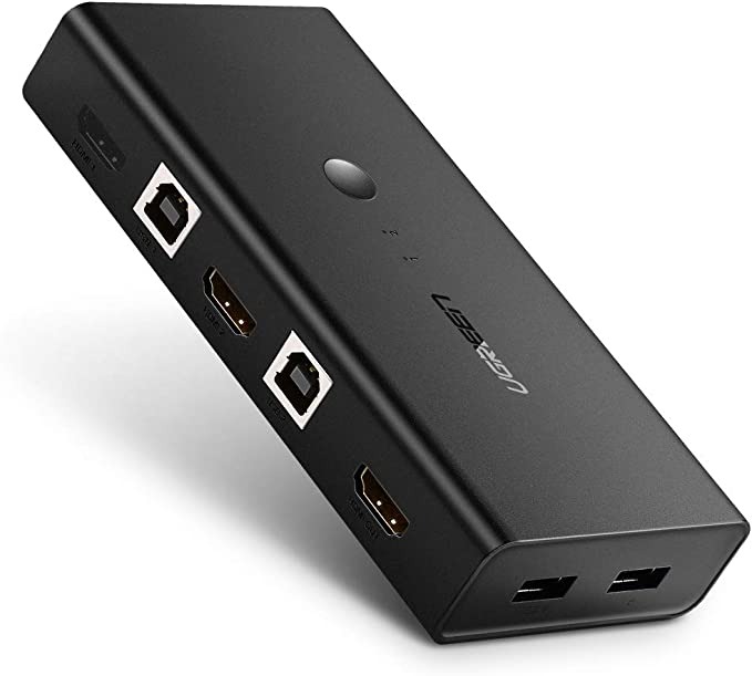 4K 60Hz HDMI KVM Switch 4x1 KVM HDMI USB Switch 4 In 1 Out With 4-port USB Hub For 4 PC Share Monitor Support Desktop Controller - View #9