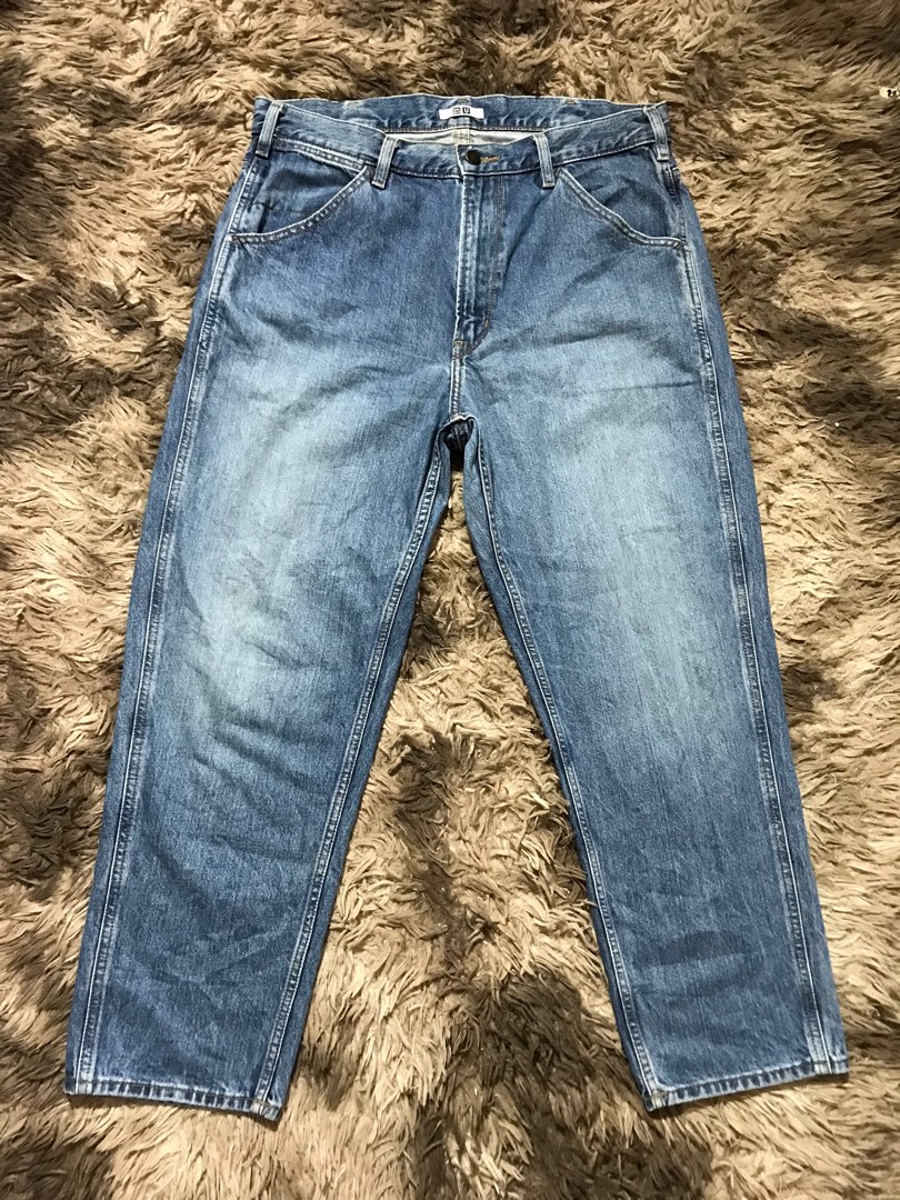 Uniqlo Baggy Pants, Men's Fashion, Bottoms, Jeans on Carousell