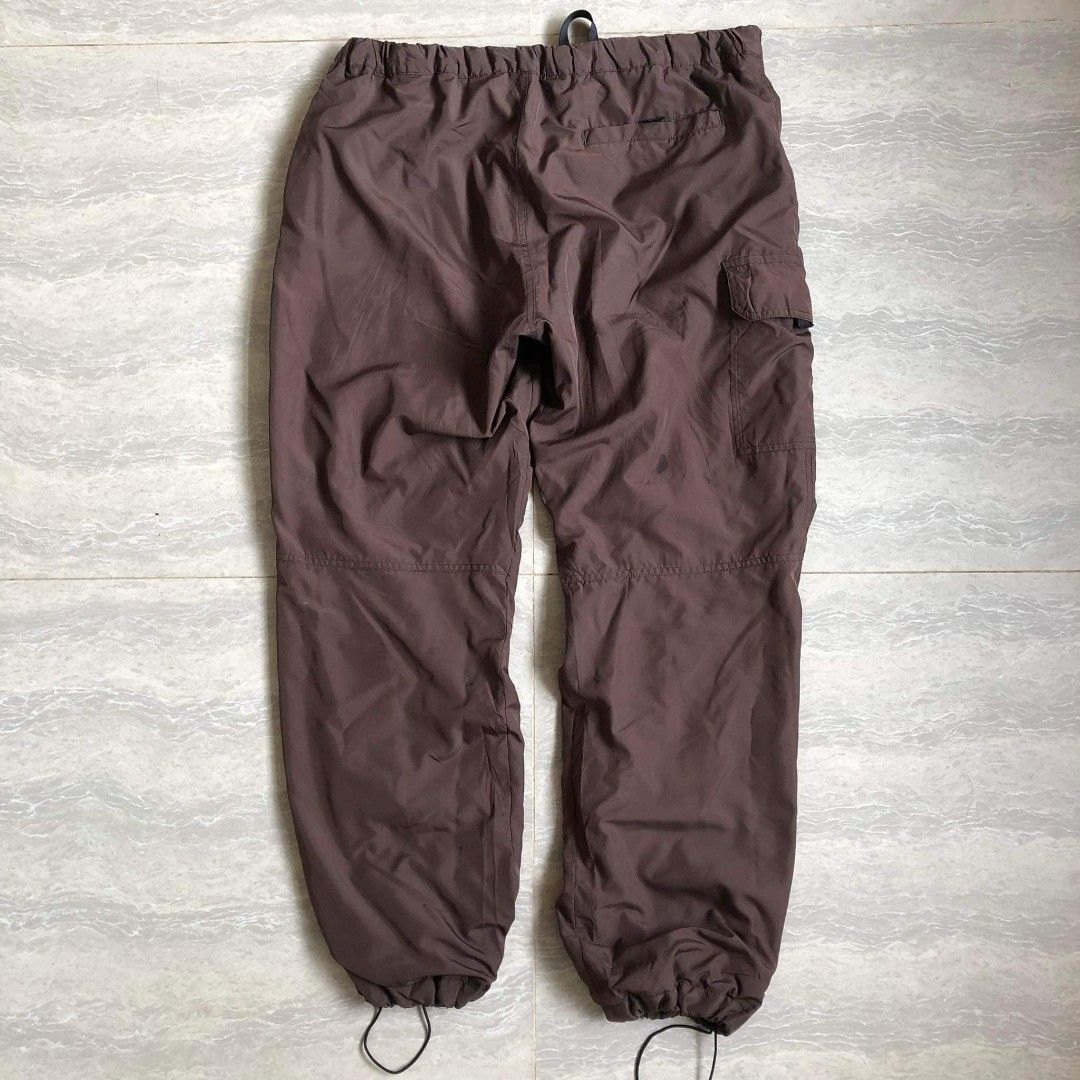 Nylon Cargo Pants Brown