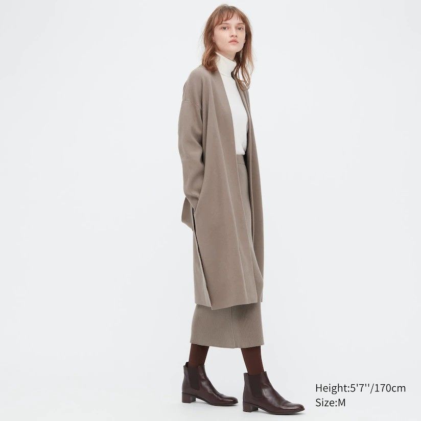 Uniqlo best sale knitted coat