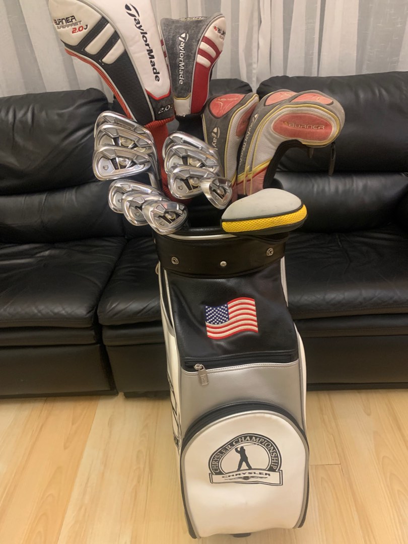 Used Taylormade Golf Mens Club Set 16pcs, Sports Equipment, Sports
