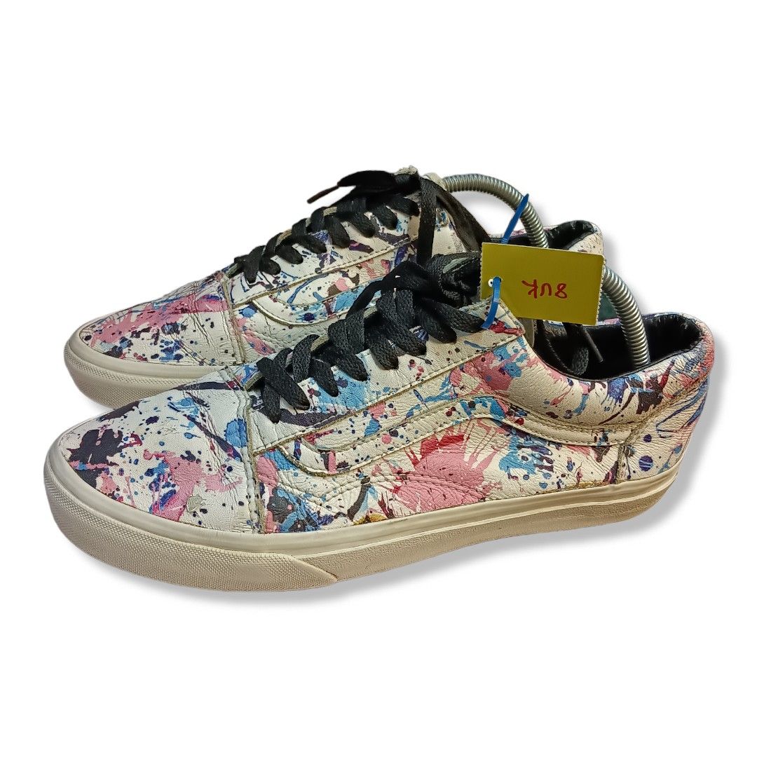 Vans old skool paint splatter store