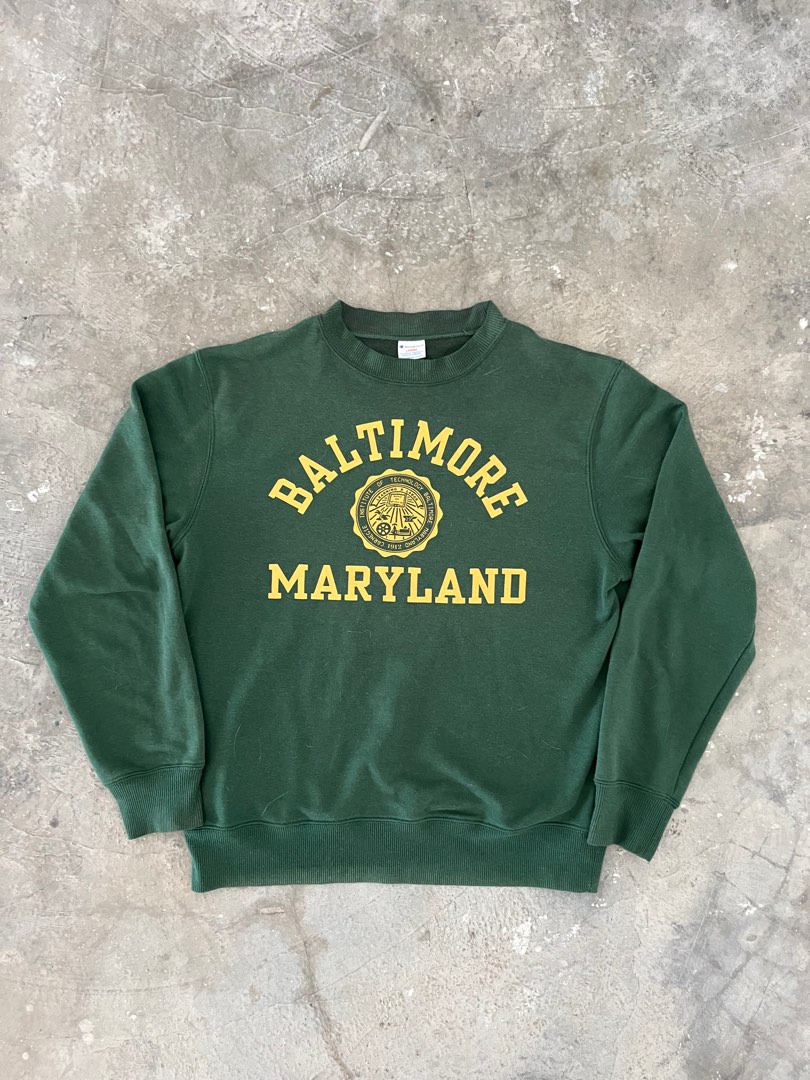 Vintage Champion Baltimore Maryland Spell out Sweatshirt Men s