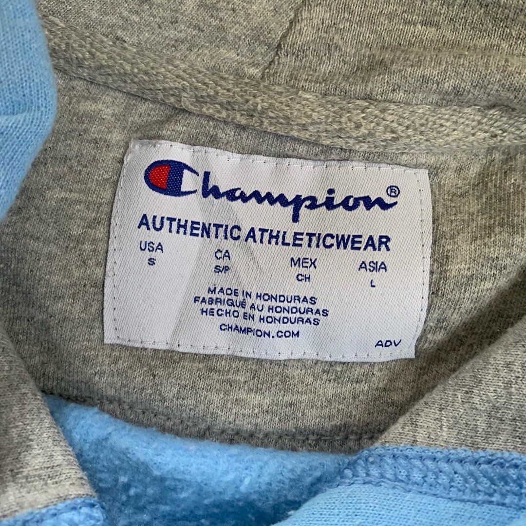 Champion sweater fake vs real letra shop
