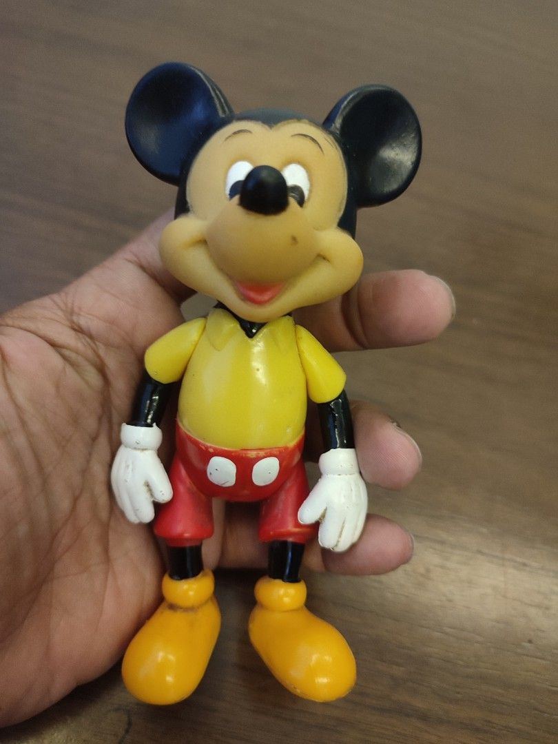 Vintage mickey mouse plastic figurine shop