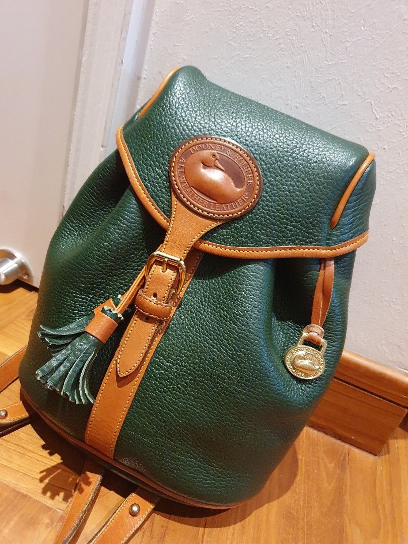 Vintage green hotsell dooney and bourke