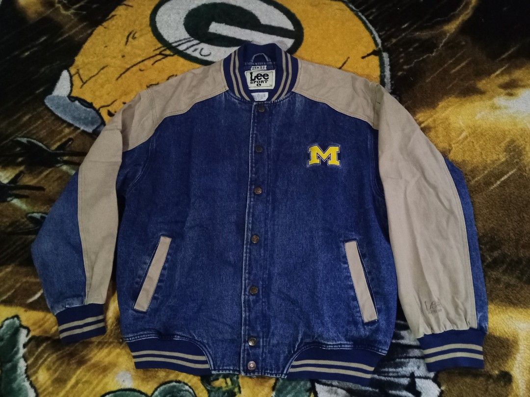 Michigan wolverines sale varsity jacket