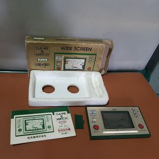 VINTAGE POPEYE GAME AND WATCH 1981