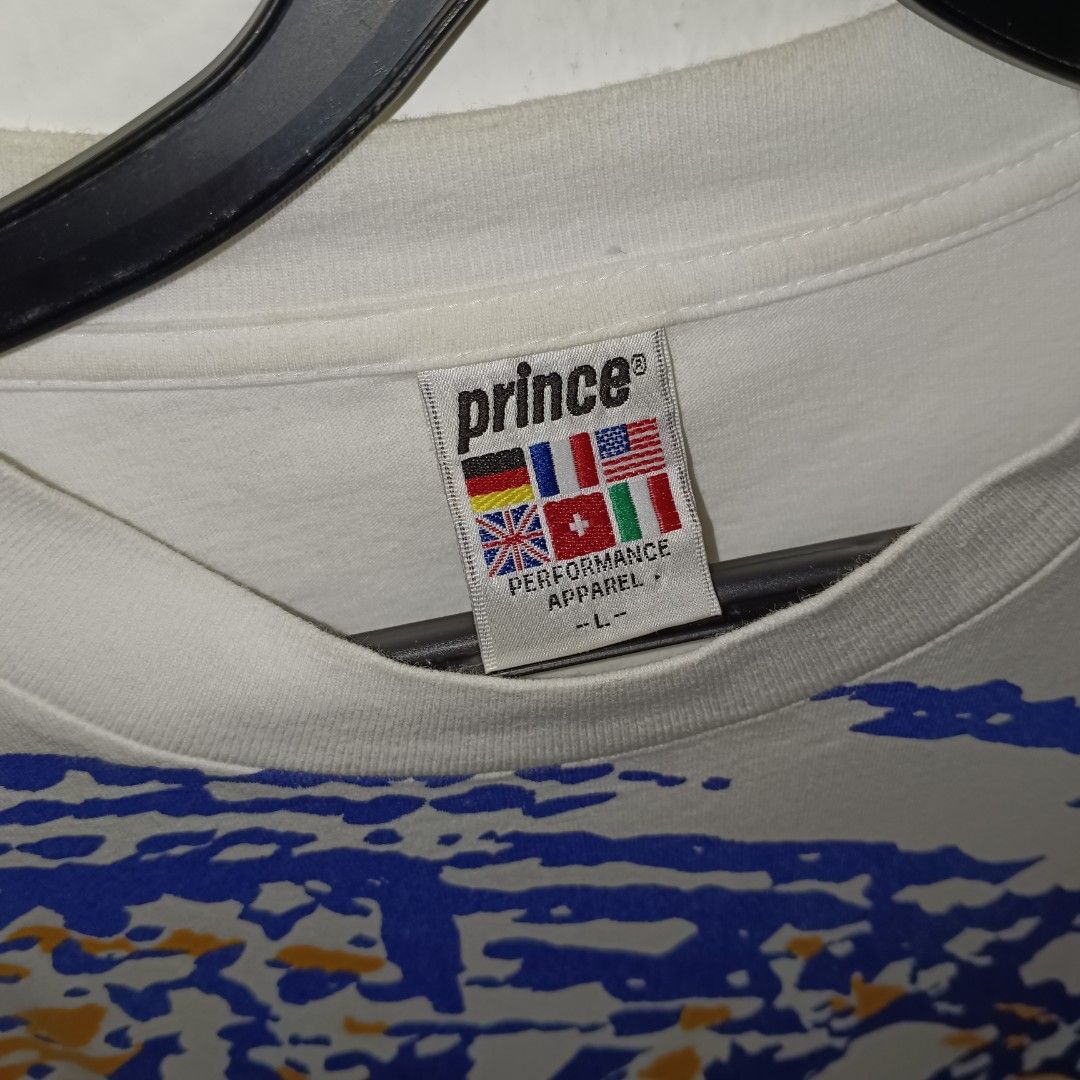 Vintage Prince Tennis, Men's Fashion, Tops & Sets, Tshirts & Polo
