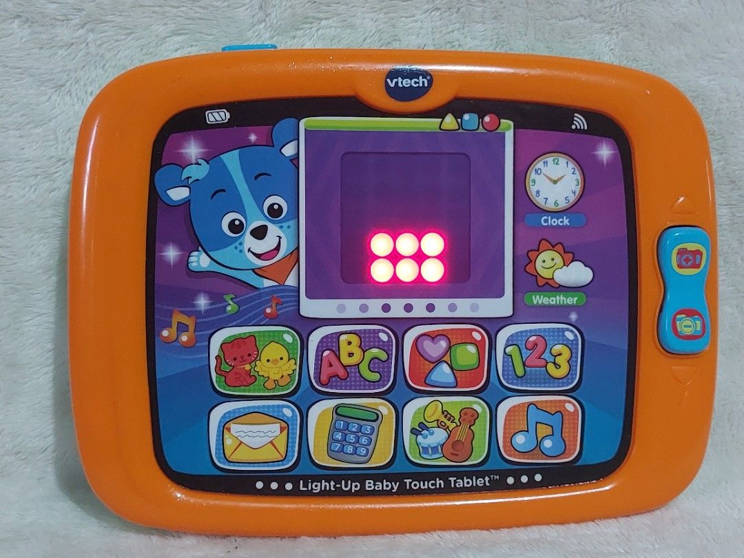 Vtech Light Up Baby Touch Tablet, Hobbies & Toys, Toys & Games on Carousell