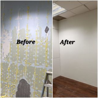 Wallpaper removing|Damage wall repairing|Plastering service providing with resonable price. Collection item 2