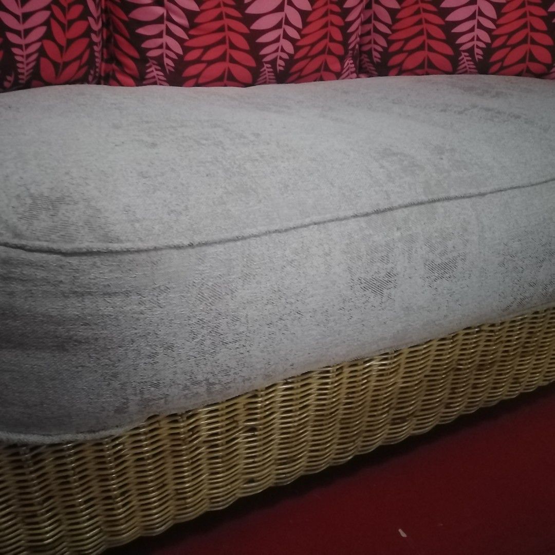 Wicker Sofa Set (Category: Sofas) located in Marikina City. Submitted by jesus1smysavi0r (Listing ID 1201265024, Image 2). Description: Wicker Sofa set 1-2 to 3 seater and 2 single chairs No issues with an 8 inch thick foam Cover still. looks nice, no stains nor snags Throw pillows to be included Pick up at Dasma Cavite, SF c/o buyer and helpers.