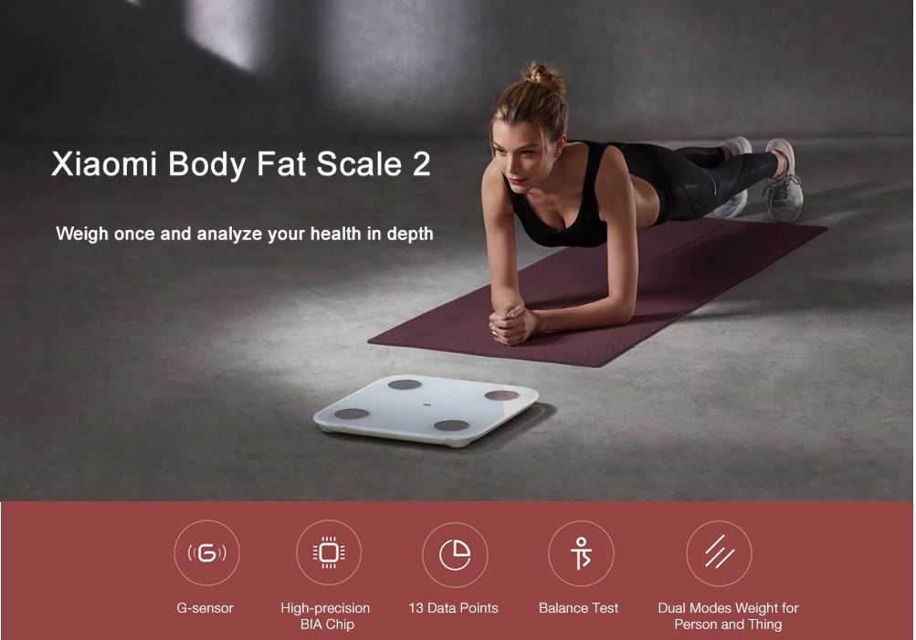 Xiaomi Mi Body Composition Scale Gen2 Weighing Scales App 13 Data Points Bluetooth V5.0, Health